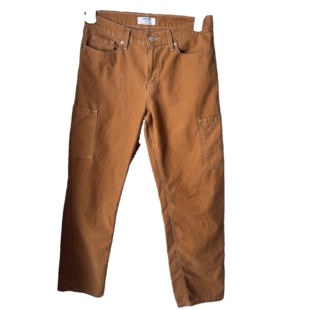 DENIZEN from Levi's® Women's Mid-Rise 90's Loose Straight Jeans - Brown Size 10